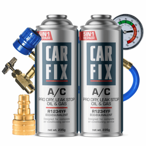 CarFix 5w1 2x Gaz Do Nabijania Klimatyzacji R1234yf + Przewód + Adapter YF