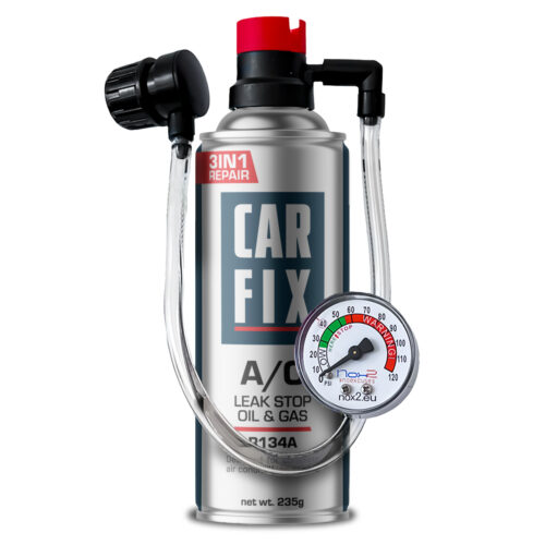 CARFIX HOBBY 3w1 GAZ DO NABIJANIA KLIMATYZACJI R134A + PRZEWÓD