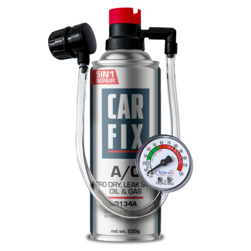CARFIX HOBBY 5w1 GAZ DO NABIJANIA KLIMATYZACJI R134A + PRZEWÓD