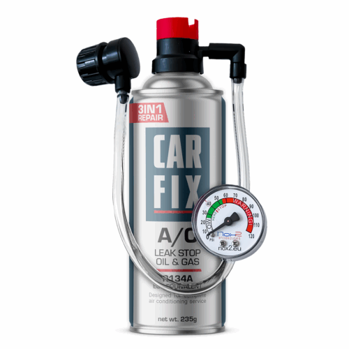 CARFIX HOBBY 3w1 AC Gas Refill R134A + Built-In Gauge Hose
