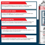 CarFix 5 en 1 Gas para recargar aire acondicionado R134a + manguera - Imagen 3