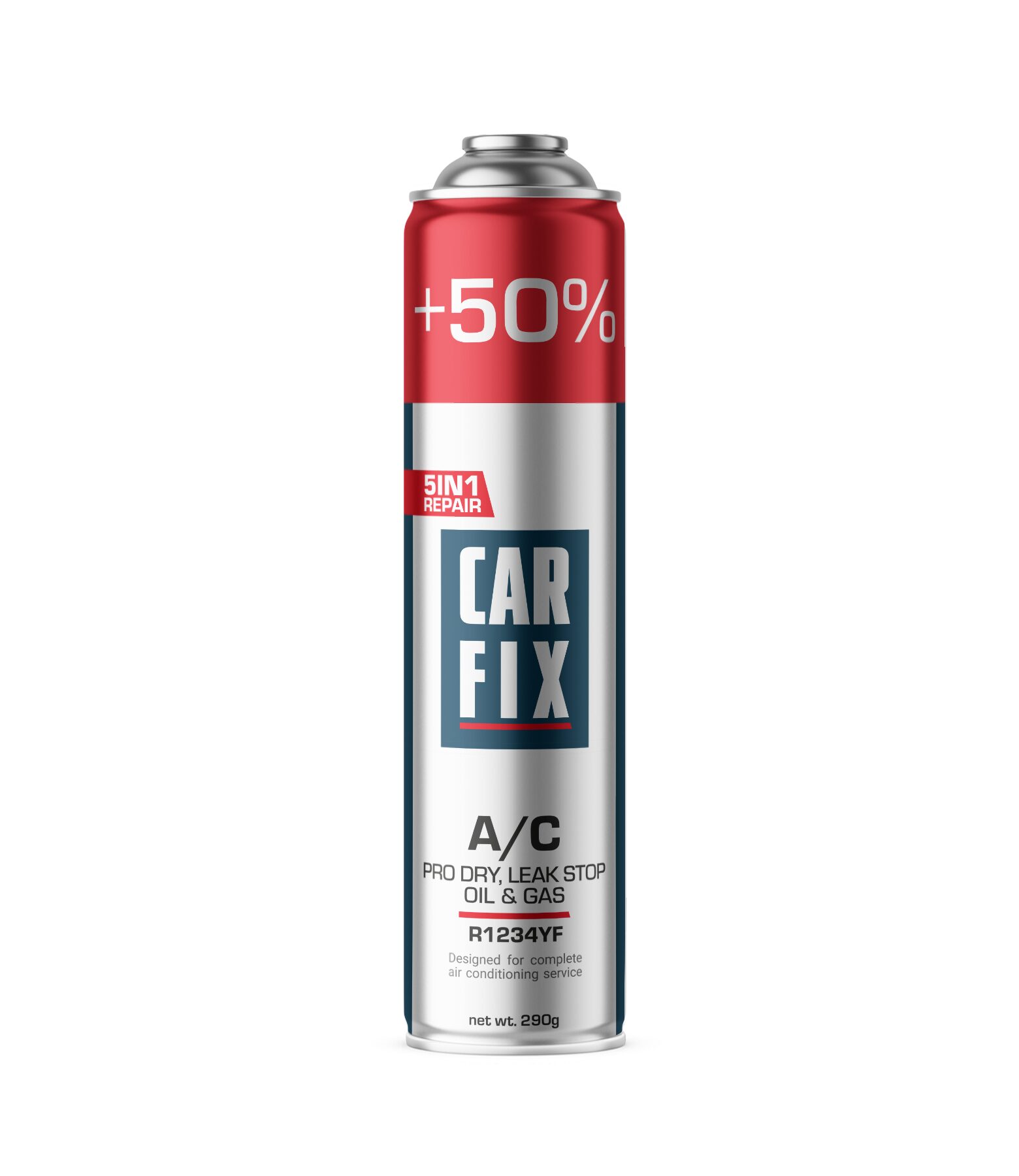 50plus_r1234YF_5in1 CarFix XXL 5w1 Gaz Do Nabijania Klimatyzacji R1234yf - obrazek 1