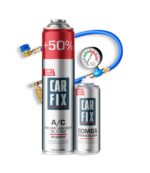CarFix XXL 5w1 Gaz Do Nabijania Klimatyzacji R1234yf + Przewód YF + Bomba Odświeżająca
